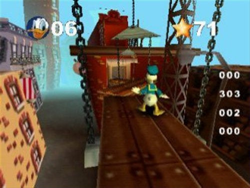 Donald duck: Quack attack (Kun kassett) - Nintendo 64 spill (N64)