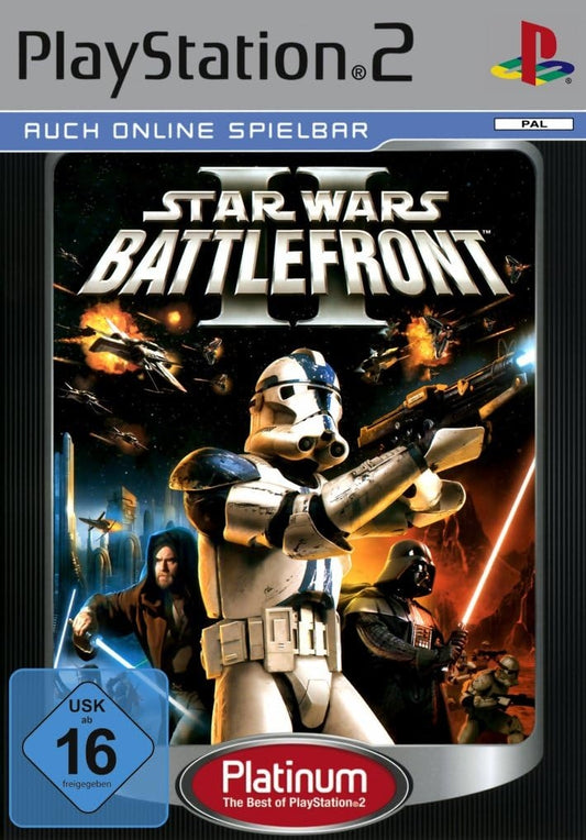 Star wars battlefront II / 2 (platinum) (brukt) - Playstation 2 spill (ps2)