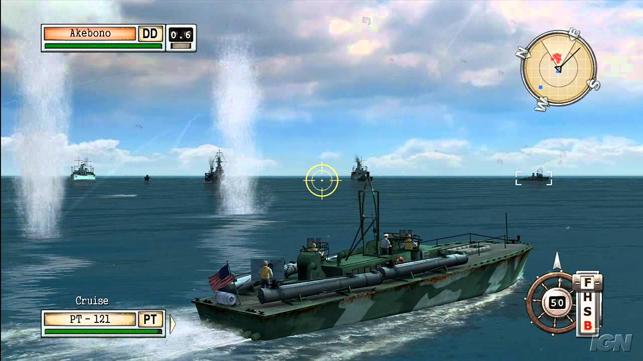 Gameplay-bilde fra Battlestations Midway – Xbox 360 spill