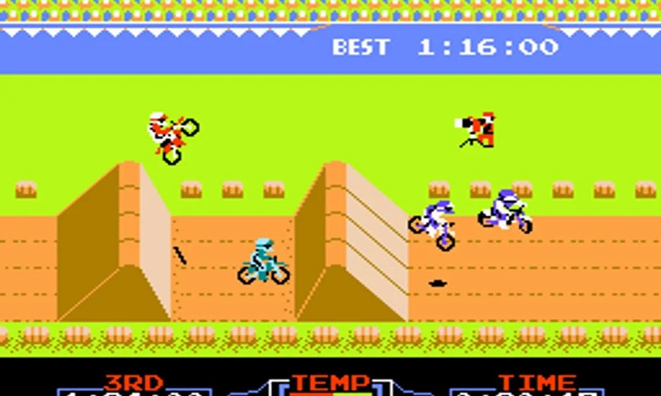 Excitebike (NOE) - Nintendo entertainment system / NES spill
