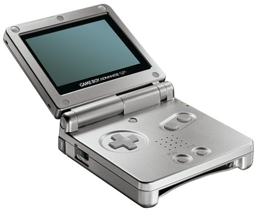 Original silver platinum (sølv) (001) nintendo Gameboy Advance SP (brukt)