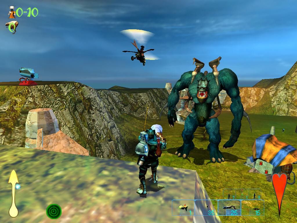 Gameplay-bilde fra Giants Citizen Kabuto - Playstation 2 spill (PS2)