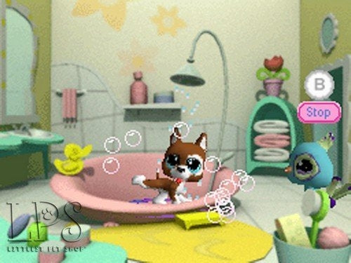 Gameplay-bilde fra Littlest pet shop friends : Beach - Nintendo DS spill