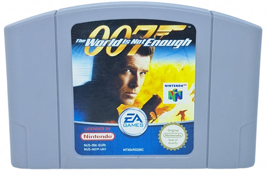 007: The world is not enough (brukt) (Kun kassett) - Nintendo 64 spill (N64)