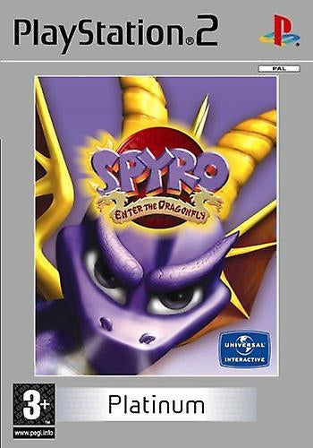 Spyro: Enter the dragonfly (platinum) (brukt) - Playstation 2 spill (ps2)