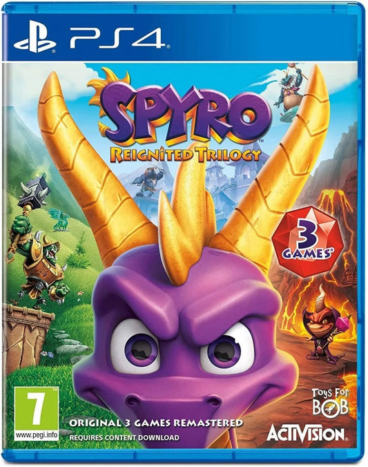 Spyro: reignited trilogy (brukt) - Playstation 4 spill (PS4)