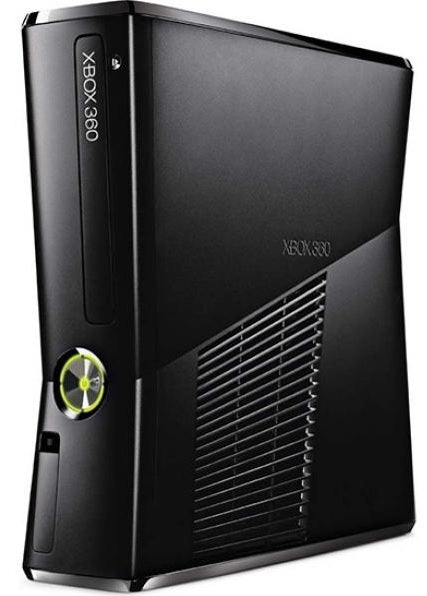 Original matt / svart (black) microsoft Xbox 360 s 250GB HDD (Slim) (brukt)