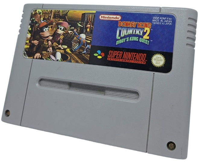 Donkey kong country 2: diddy kong's quest (brukt) (kun kassett) - Super nintendo entertainment system spill (SNES)