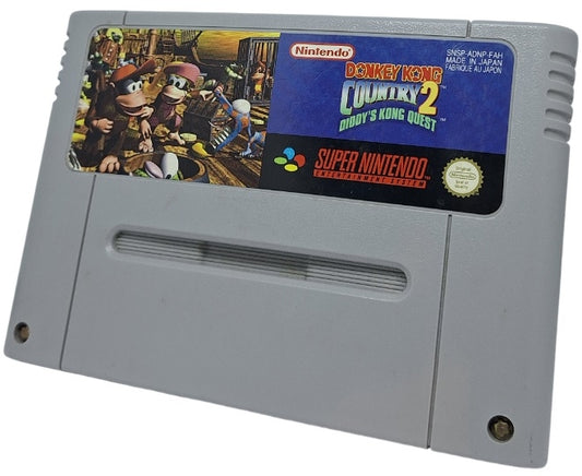 Donkey kong country 2: diddy kong's quest (brukt) (kun kassett) - Super nintendo entertainment system spill (SNES)