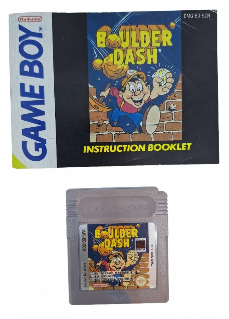 Boulder Dash (brukt) Game Boy spill