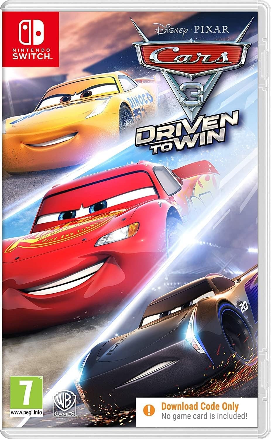 Cars 3: Driven to win (brukt) - Nintendo switch spill