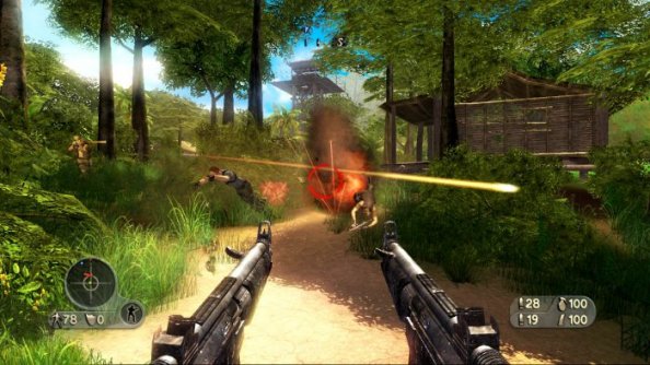 Gameplay-bilde fra Far Cry Instincts Predator – Xbox 360 spill