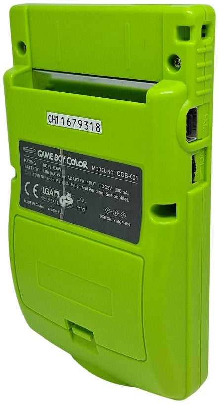 Original lime green / grønn gameboy color (komplett i eske - CIB) - Nintendo håndholdt konsoll