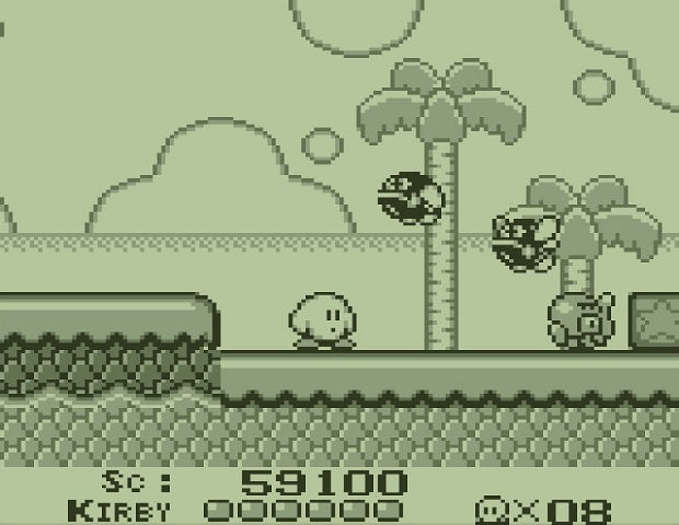 Kirby's dream land - GameBoy spill