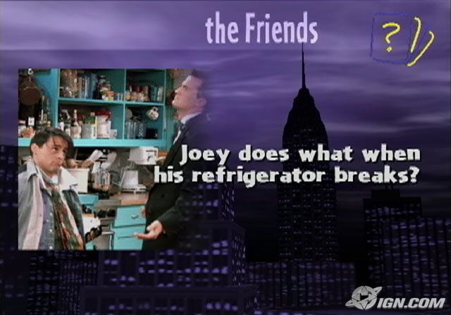 Friends - The one with all the trivia - Playstation 2 spill (PS2)