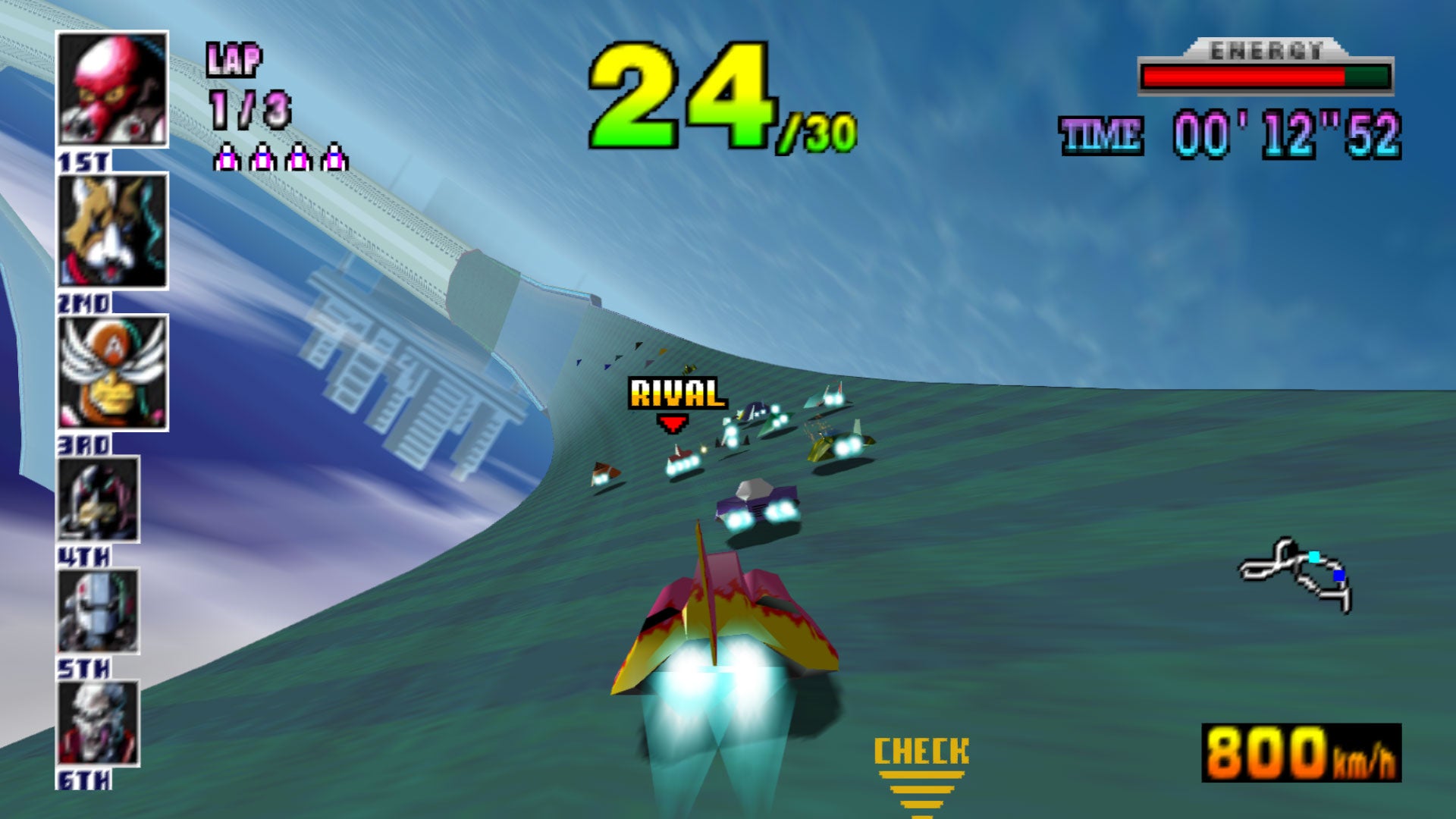 F-Zero X - Komplett i eske (CIB) - Nintendo 64 spill (N64)