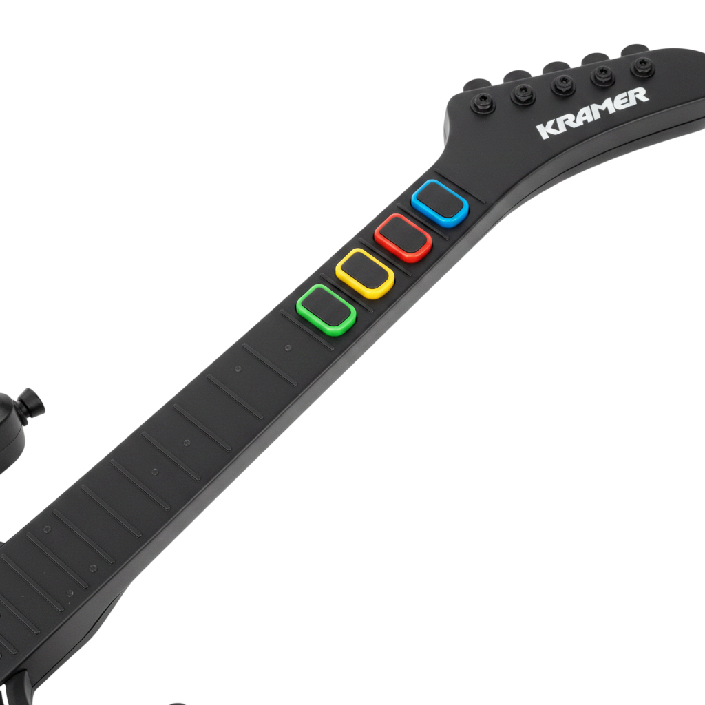 Original Trådløs Guitar Hero gitar Kontroller med dongle - PS2 tilbehør
