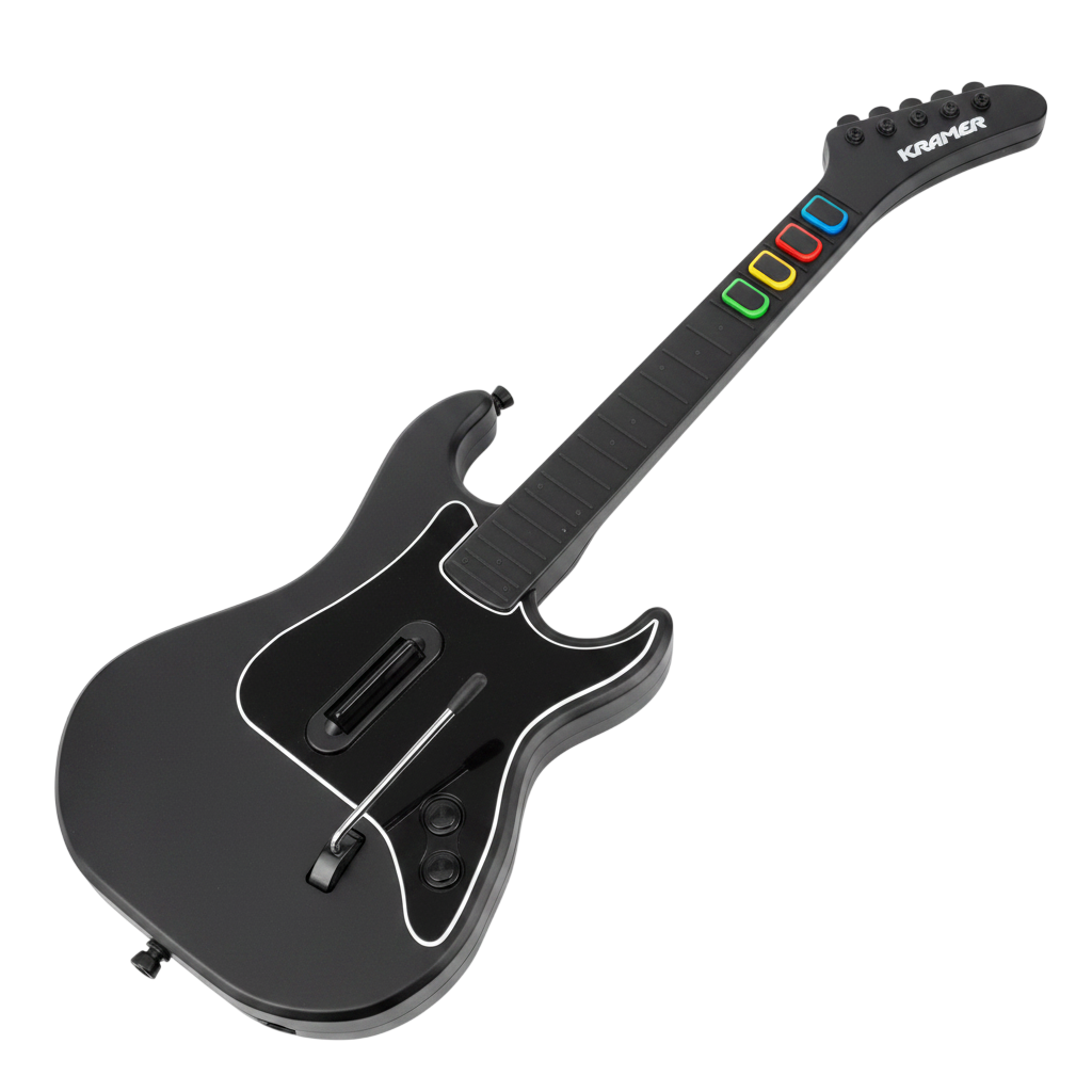 Original Trådløs Guitar Hero gitar Kontroller med dongle - PS2 tilbehør
