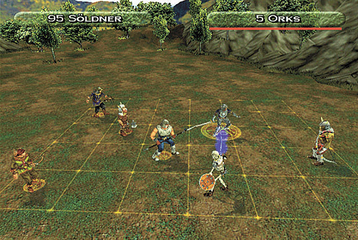 Gameplay-bilde fra Heroes of might and magic - Playstation 2 spill (PS2)