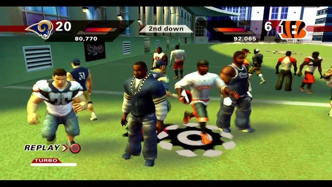 Gameplay-bilde fra Nfl Street 2 Nintendo Gamecube Spill