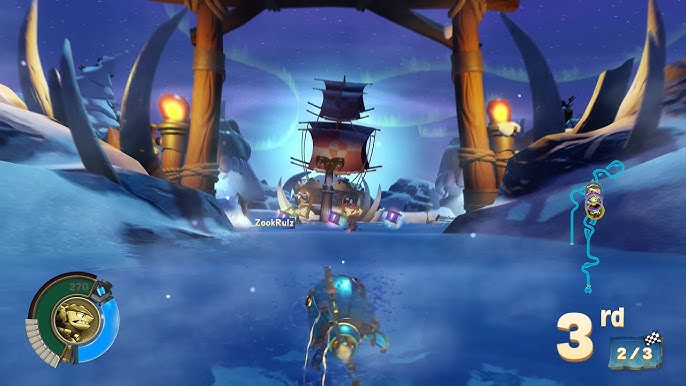 Gameplay-bilde fra Skylanders Superchargers Brukt Nintendo Wii U Spill