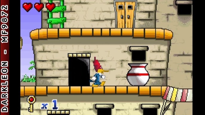 Woody Woodpecker - Crazy castle 5 - Nintendo Gameboy advance spill (GBA)