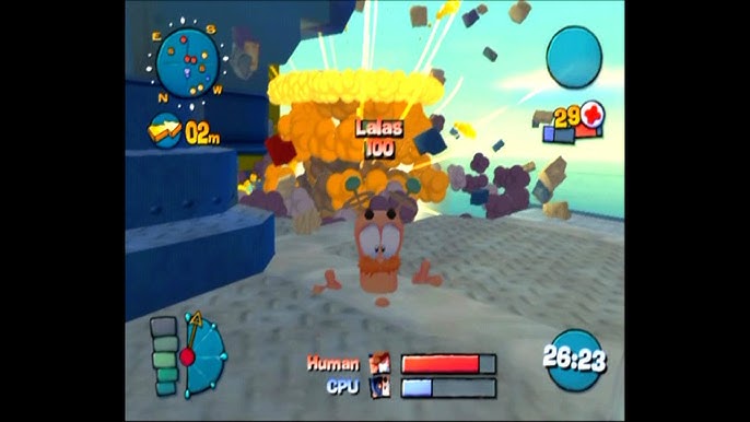 Worms 3D - Playstation 2 spill (PS2)