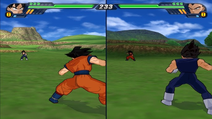 Gameplay-bilde fra Dragon ball Z - Budokai Tenkaichi - Playstation 2 spill (PS2)