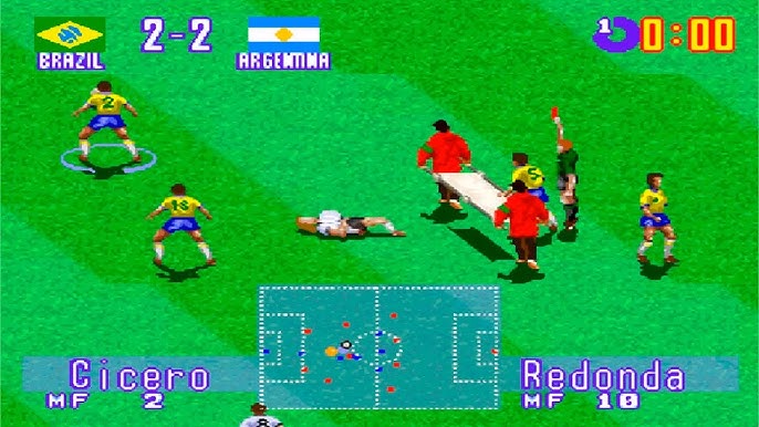 International superstar soccer (I eske) - Sega mega drive spill