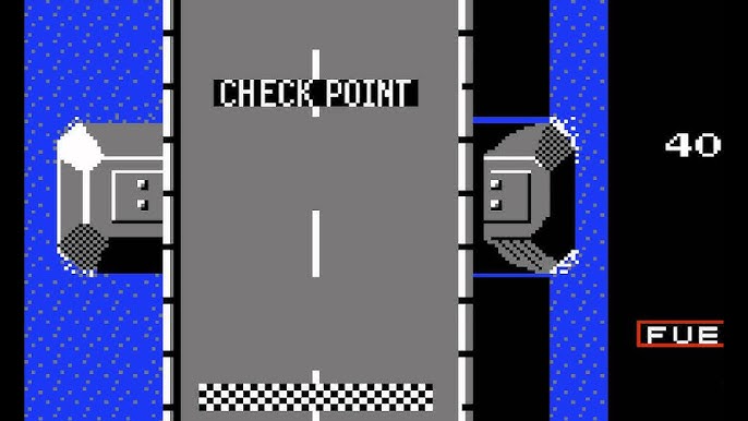 Road fighter (PAL B) - Nintendo entertainment system spill (NES)