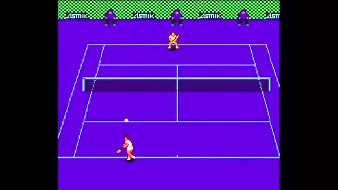 Four players Tennis (NOE) - Nintendo entertainment system / NES spill