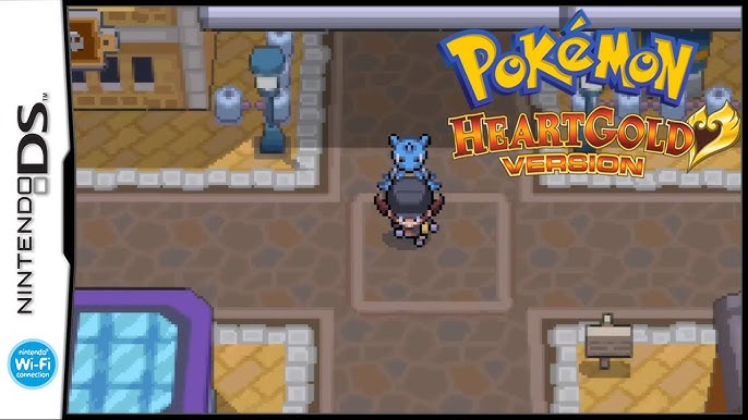 Gameplay-bilde fra Pokemon Heartgold Version Nintendo Ds Spill