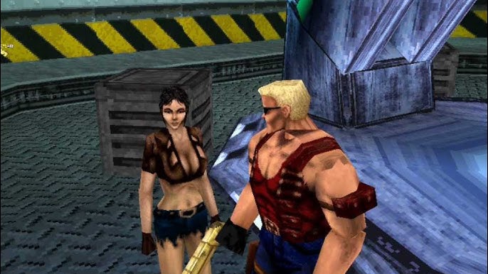 Duke nukem - Land of the babes - Playstation 1 spill (PS1)