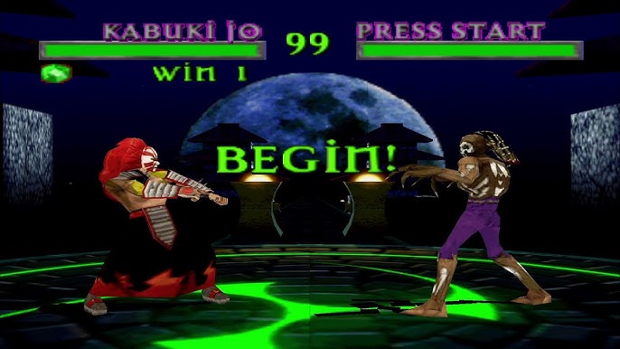 Gameplay-bilde fra War gods - i eske - Nintendo 64 spill (N64)