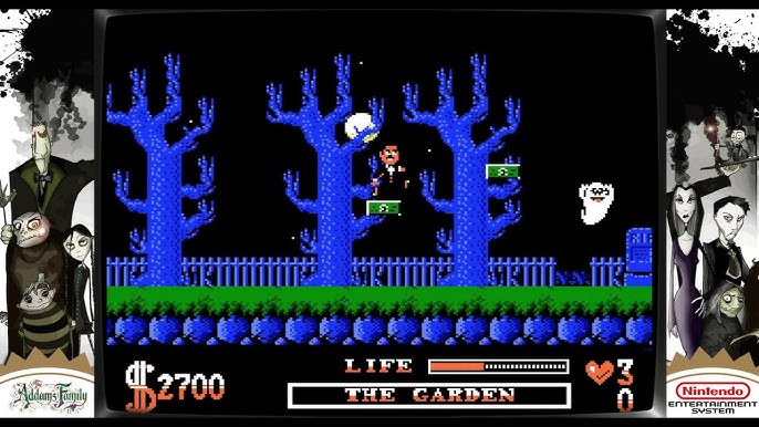 The addams family (USA) - Nintendo entertainment system / NES spill