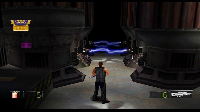 Gameplay-bilde fra Die Hard Trilogy 2 Brukt Playstation 1 Spill Ps1