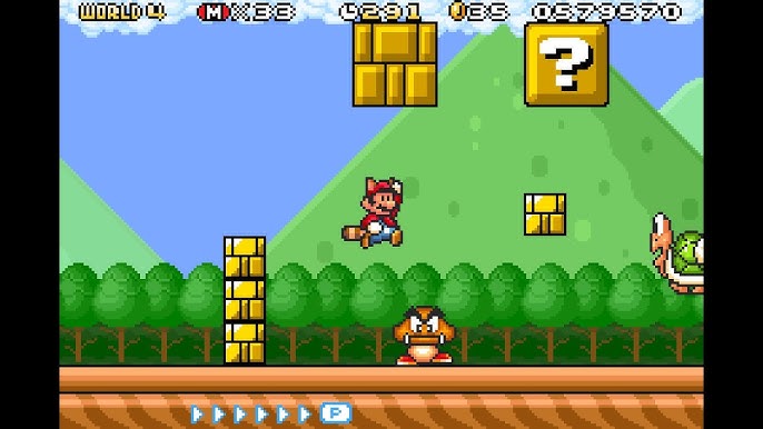 Gameplay-bilde fra Super Mario Advance 4 - Super Mario Bros 3 - Nintendo Gameboy advance spill (GBA)