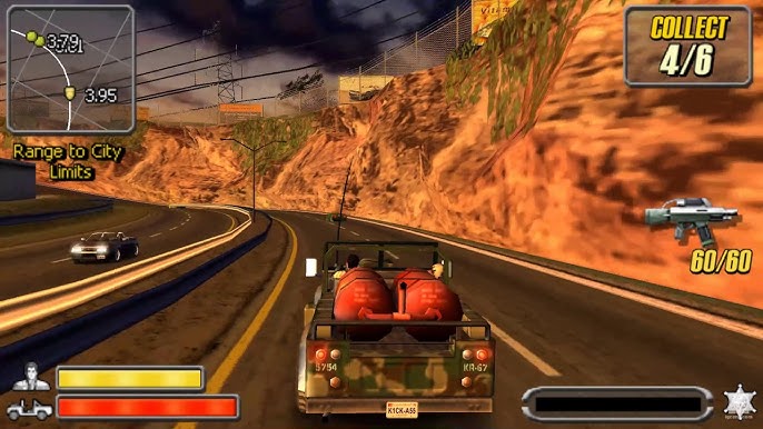 Gameplay-bilde fra Pursuit force - Playstation portable spill (PSP)