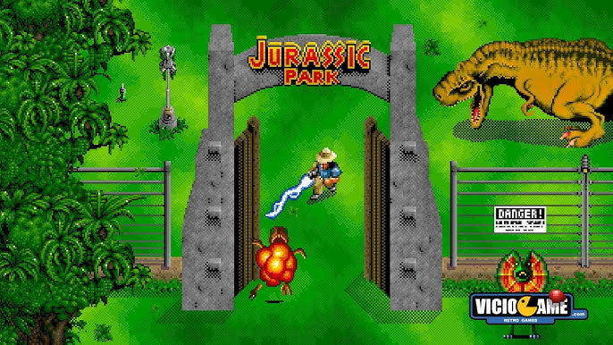 Jurassic park (PAL) - Super nintendo entertainment system spill (SNES)