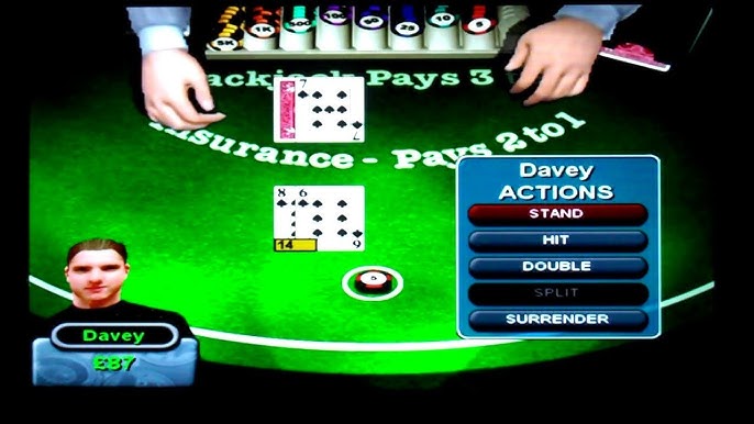 Gameplay-bilde fra Casino Challenge Brukt Playstation 2 Spill Ps2