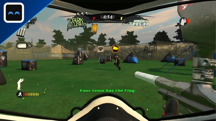 Gameplay-bilde fra Championship Paintball 2009 Playstation 3 Spill Ps3