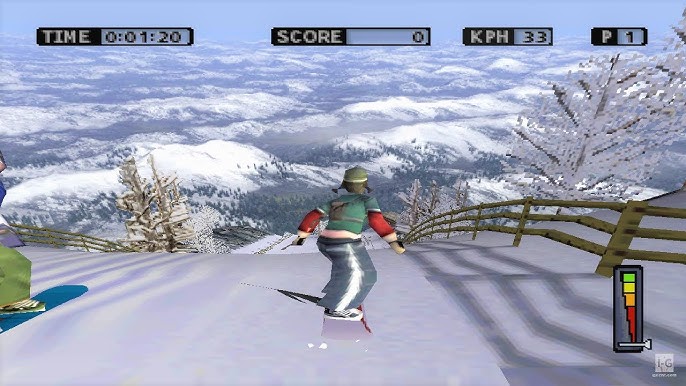 Gameplay-bilde fra Cool boarders 4 - Playstation 1 spill (PS1)
