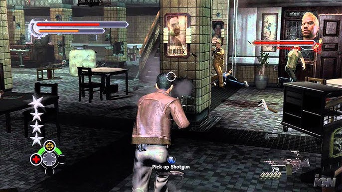 Gameplay-bilde fra Stranglehold – Xbox 360 spill