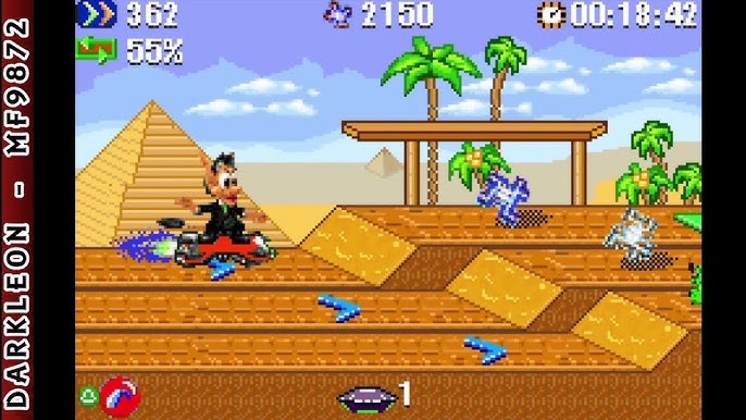 Agent hugo - Roborumble - Nintendo Gameboy advance spill (GBA)