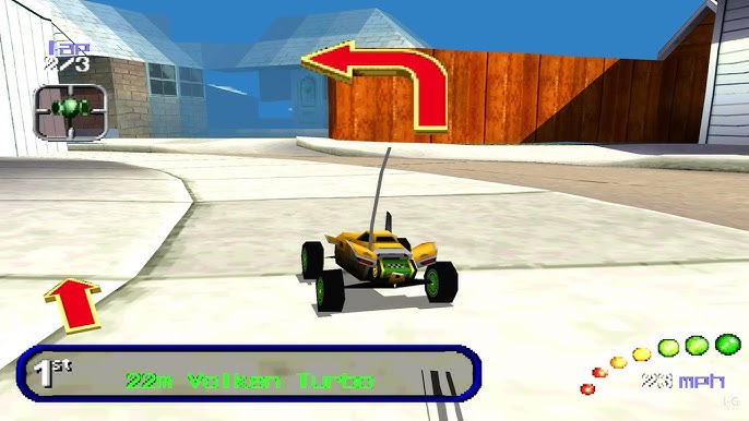 Gameplay-bilde fra Re-Volt - Playstation 1 spill (PS1)