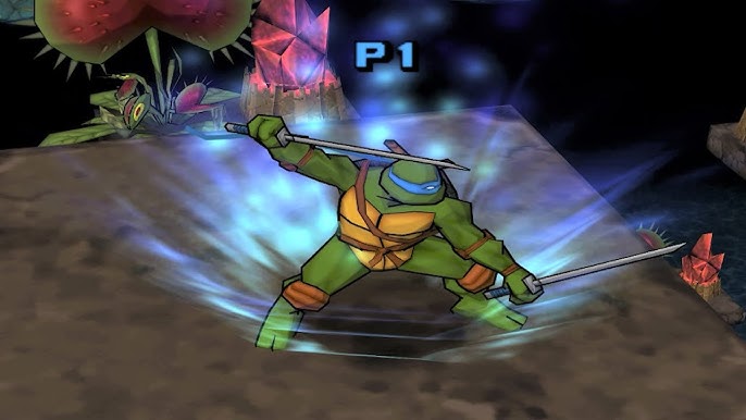 Gameplay-bilde fra Teenage Mutant Ninja Turtles 2 Battle Nexus Nintendo Gamecube Spill