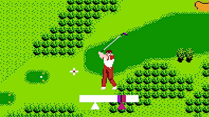 Bandai golf - Challenge pebble beach (USA) -  NES spill