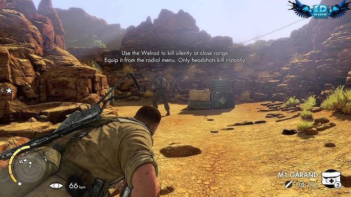 Gameplay-bilde fra Sniper elite III / 3 - Afrika - Playstation 3 spill (ps3)
