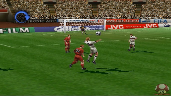Gameplay-bilde fra Fifa 64 - i eske - Nintendo 64 spill (N64)