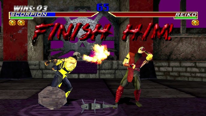 Mortal kombat 4 - Playstation 1 spill (PS1)